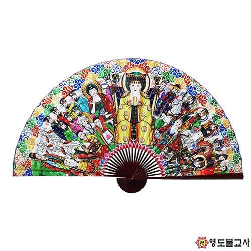 고급옥황주불종합부채(가로215cm)