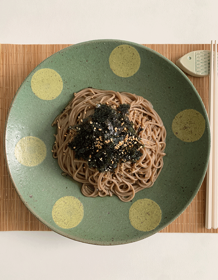 Green Dot Deep Plate