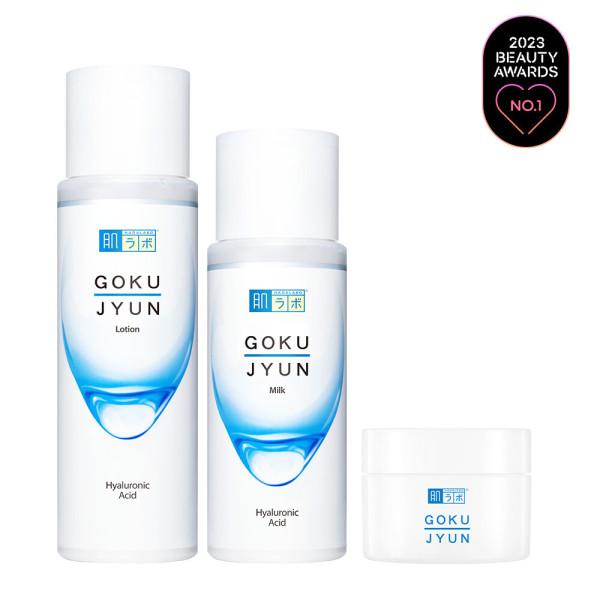 하다라보 고쿠쥰 3종 (로션170ml+밀크140ml+크림50g)
