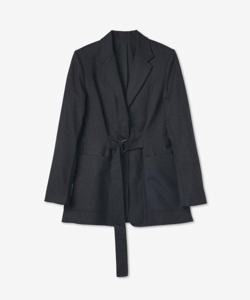 티 웨이스트 테일러드 재킷 - 다크 네이비 / SOMNERSNW979DARKESTNAVY