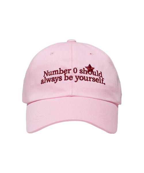 NARCISSISM&ITZ* SAYING CAP - PINK
