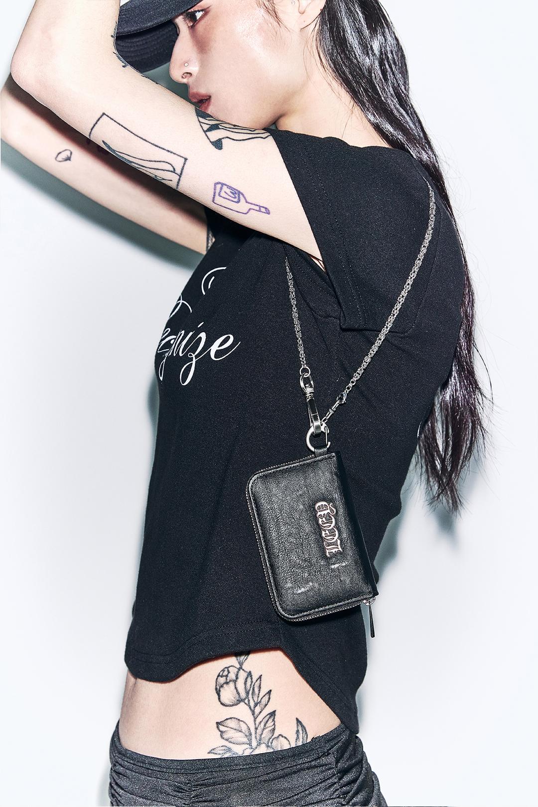 CHAIN WALLET BLACK