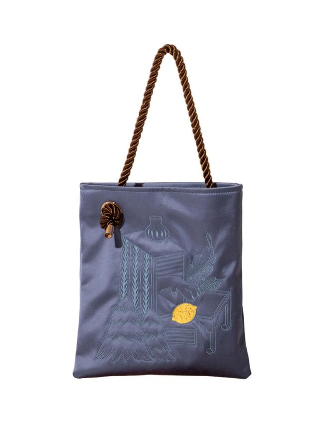 미니 비단백 | 청벽색 (Mini Silk Bag, Blue)
