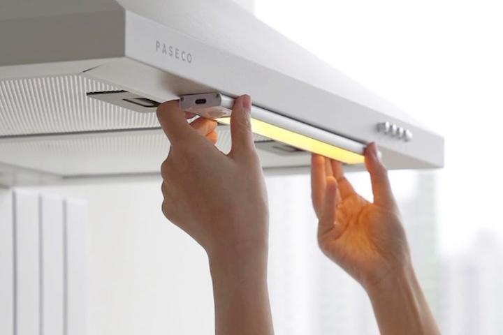 스마트 LED 무선 충전식 센서등 렌즈형 스틱바 (20cm,30cm)