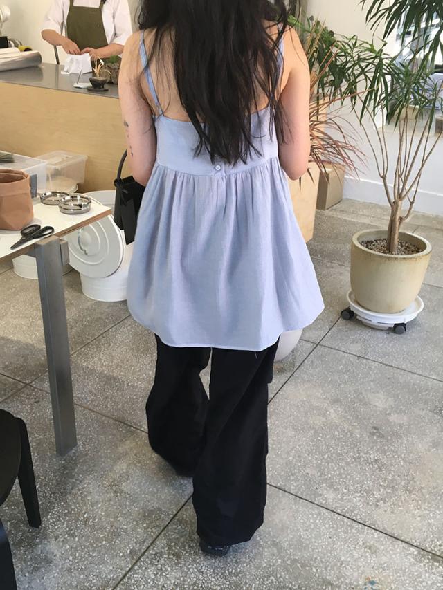 MEMORY BLOUSE 메모리 버튼 블라우스