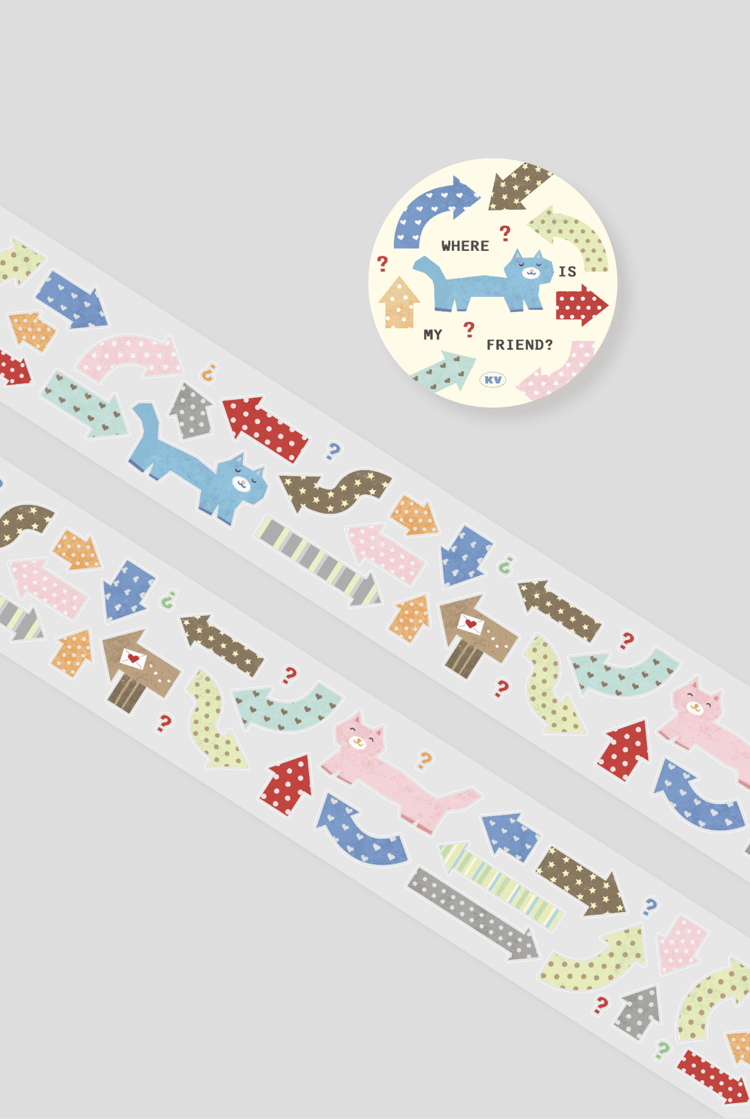 DOLLDOLL STICKER - where is my friend?