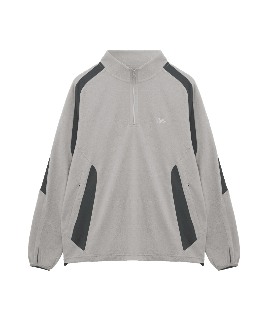 HALF ZIP-UP FLEECE [GREY]