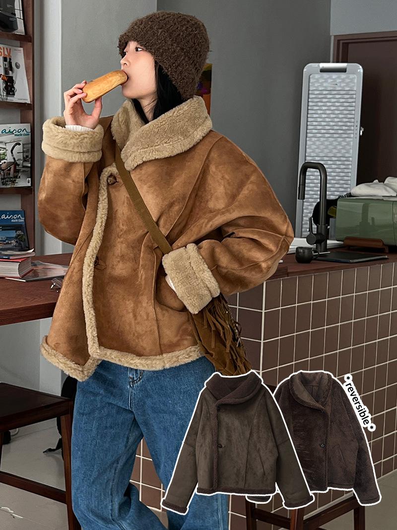REVERSIBLE WINTER MUSTANG (beige / brown)