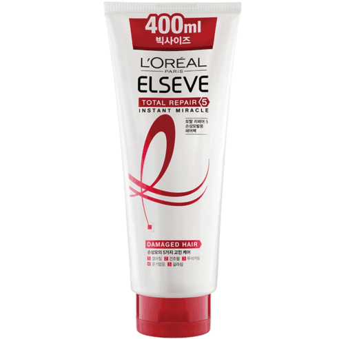 로레알파리 토탈리페어5 트리트먼트 헤어팩, 400ml, 1개 - 트리트먼트/영양제 | 쿠팡