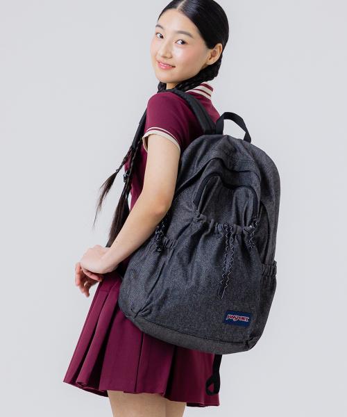 잔스포츠(JANSPORT)  라운지팩 FX BLACK DENIM - 사이즈 & 후기 | 무신사