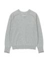 Linen Stitch R-pullover (Grey)