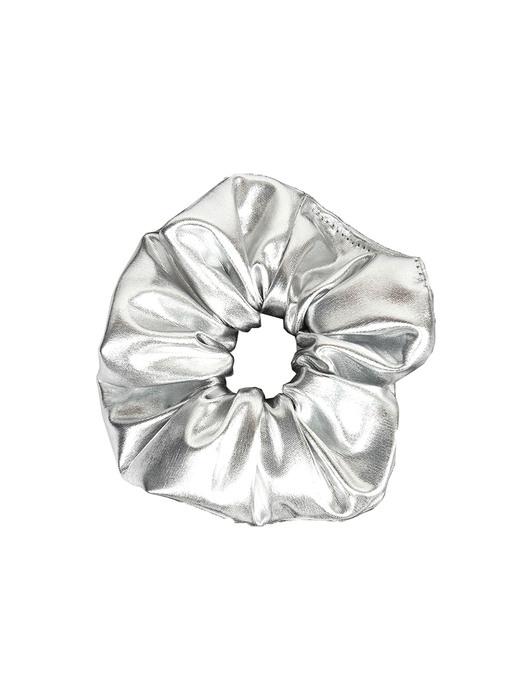 silver glow scrunchy