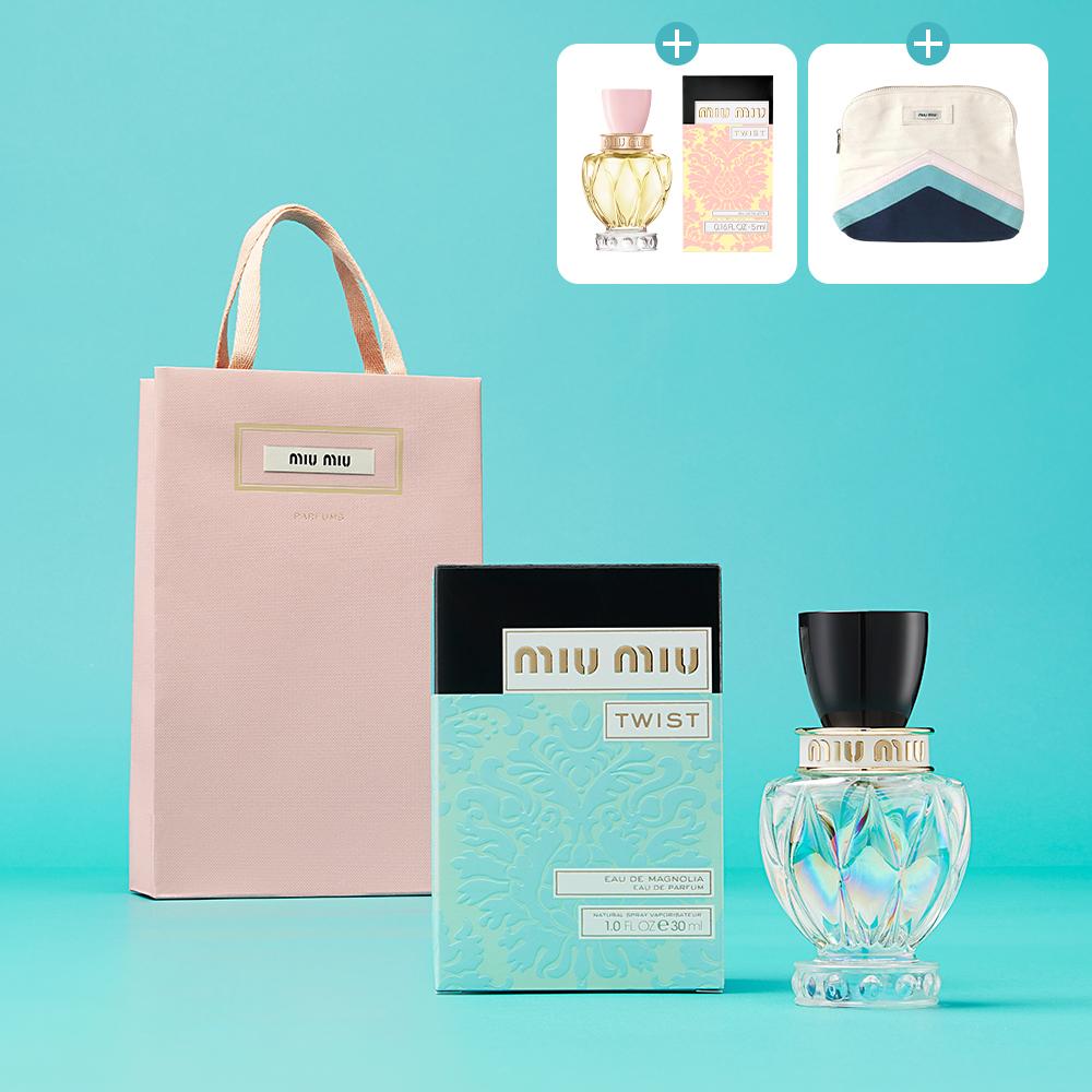 [각인/쇼핑백증정] 미우미우 트위스트 오드 매그놀리아 EDP 30ML