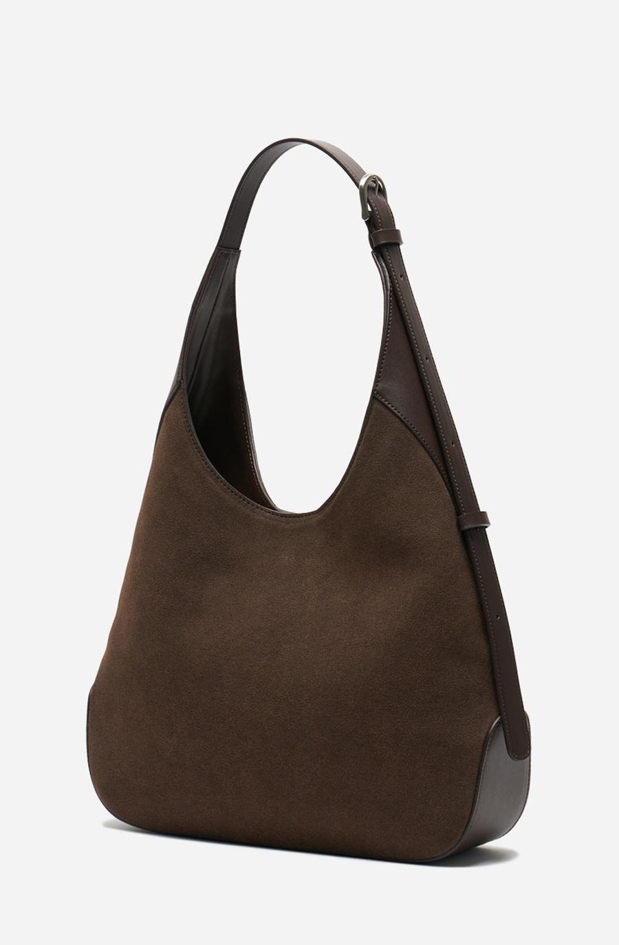 OVE BAG (suede deep brown)