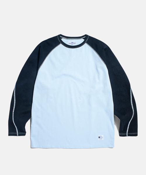 Fido LS Raglan Tee Sky Blue