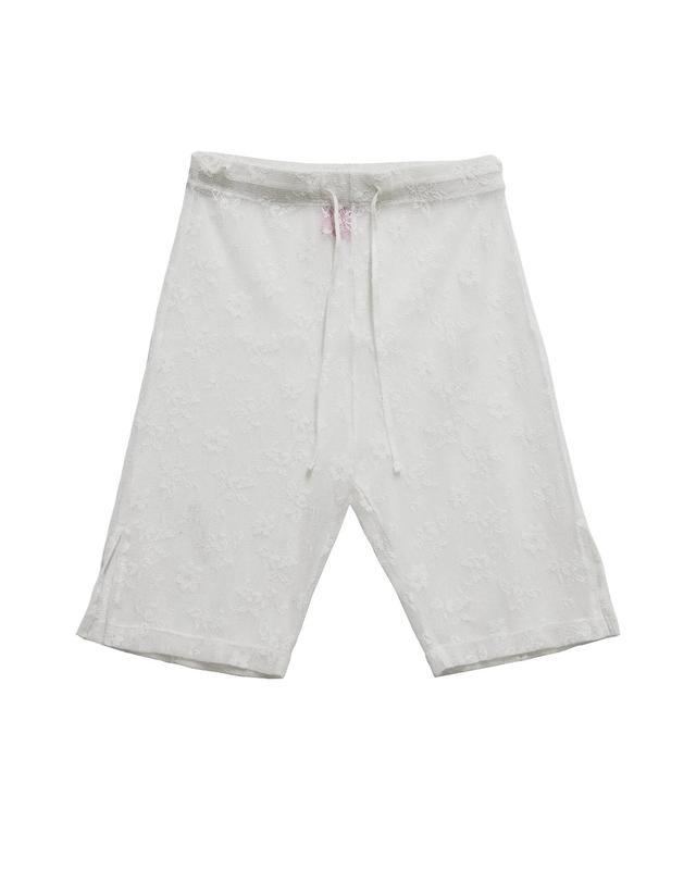 Lace String Shorts (White) (Pre-order, 4/22배송)