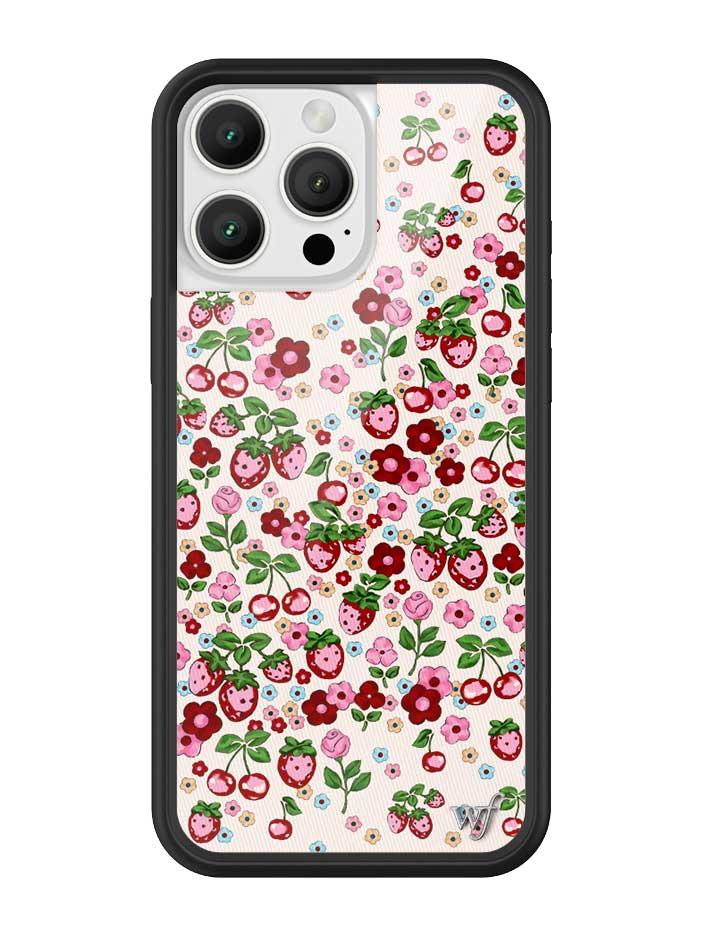 Wildflower Berry World iPhone case