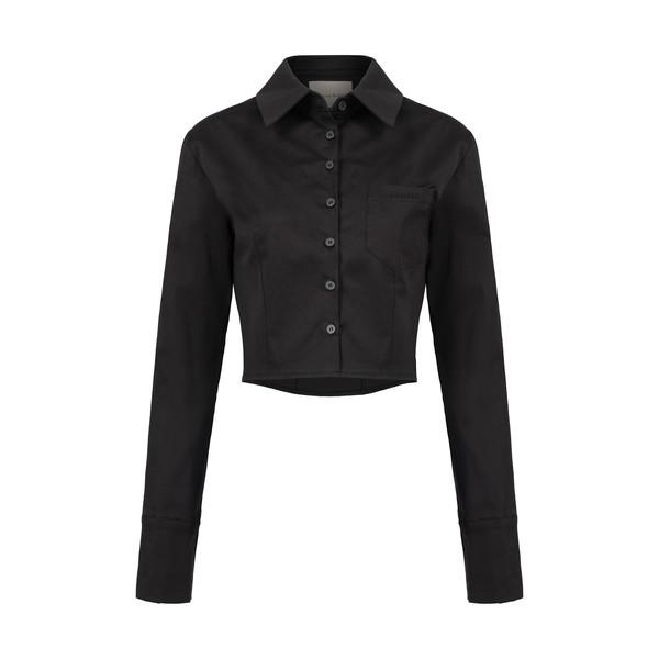 Bunny&Doll  crop shirt (black)
