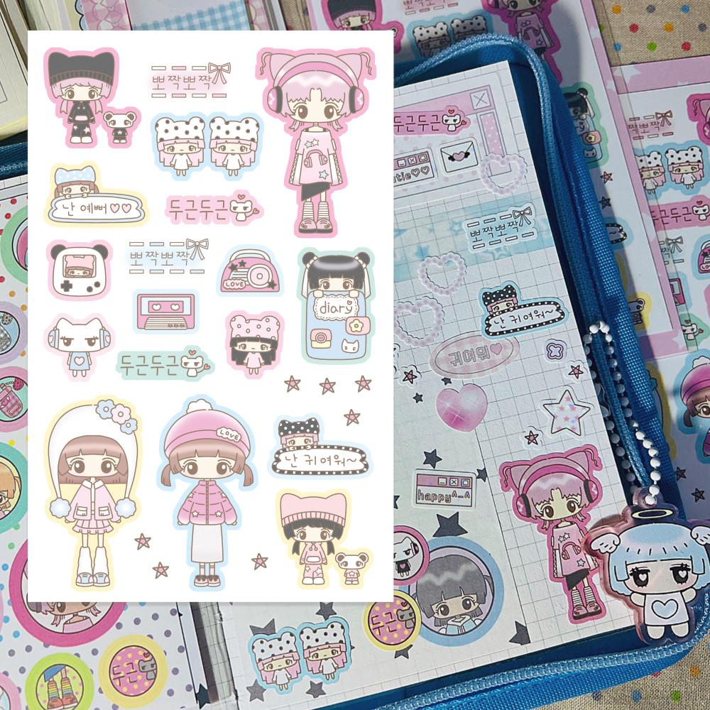[해피희] 키치스타일 씰스티커