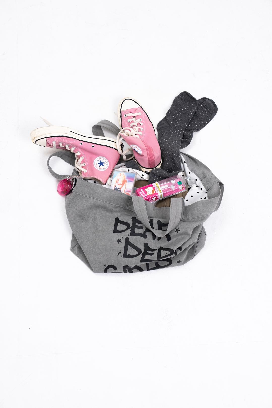 DEPC LOGO CROSS BAG (GRAY)