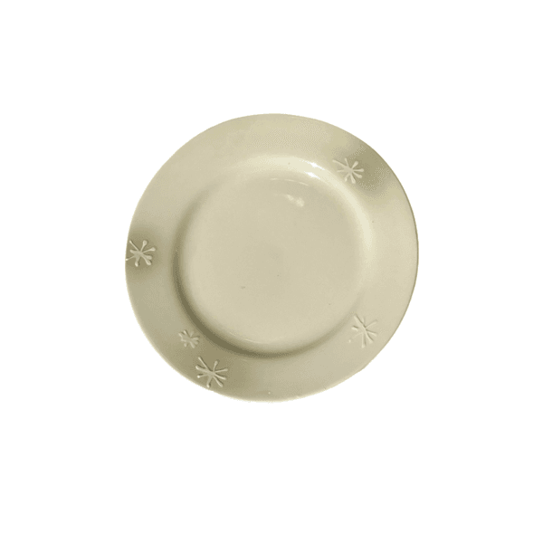 [viviflo] snowflower series _ warm plate ( 3 size )/ 눈꽃플레이트 베이지