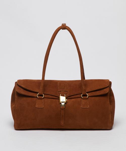 Luv lock duffle bag(Suede caramel)_OVBAX25203SAL