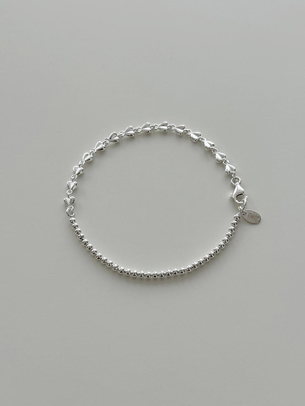 HEART HALF CHAIN BRACELET