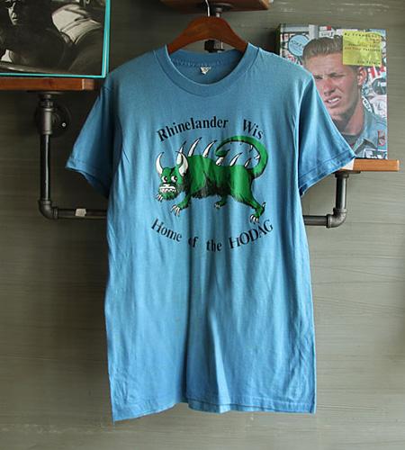 70`s Fluit of the loom Golden 50/50 Print T (95)