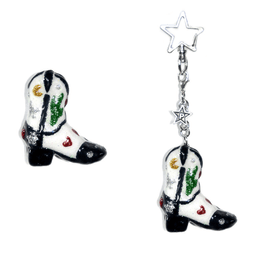 (pinkcowbakery) Western Boots Charm