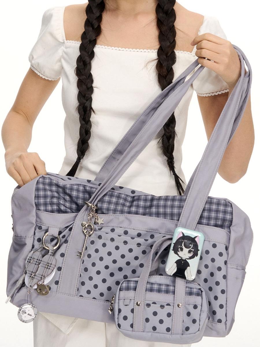 NECY STUDIO Polka Dot Uniform Bag