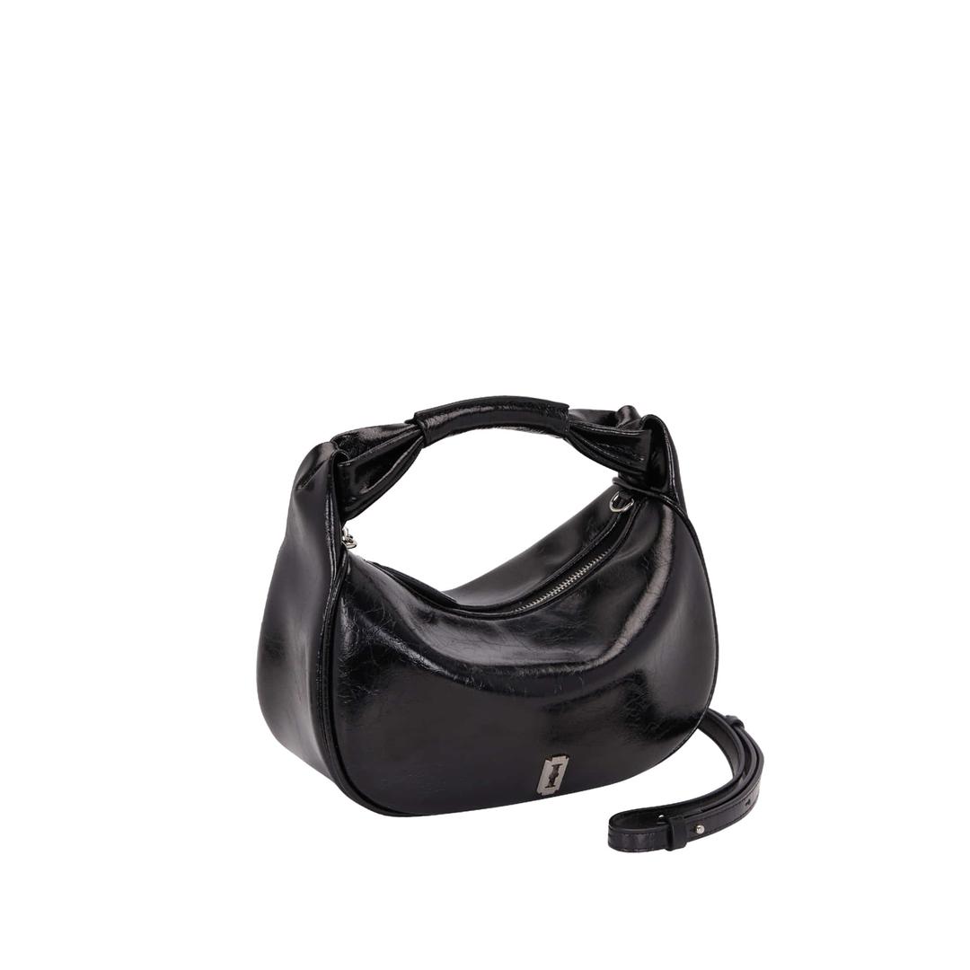 Halfmoon Coconut Mini Tote (하프문 코코넛 미니 토트) Black