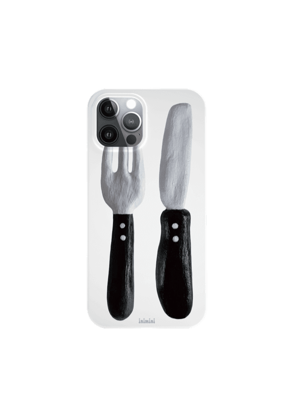 Black cutlery case