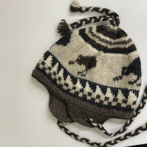 Vintage ear-flap beanie