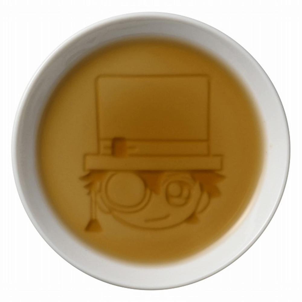 명탐정 코난 음각 간장 종지 8cm 코난 키드 페이스 작은 접시 괴도키드 일본 굿즈