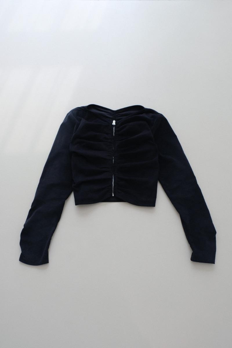[NEW] Butterfly zip-up (3colors)_Noir