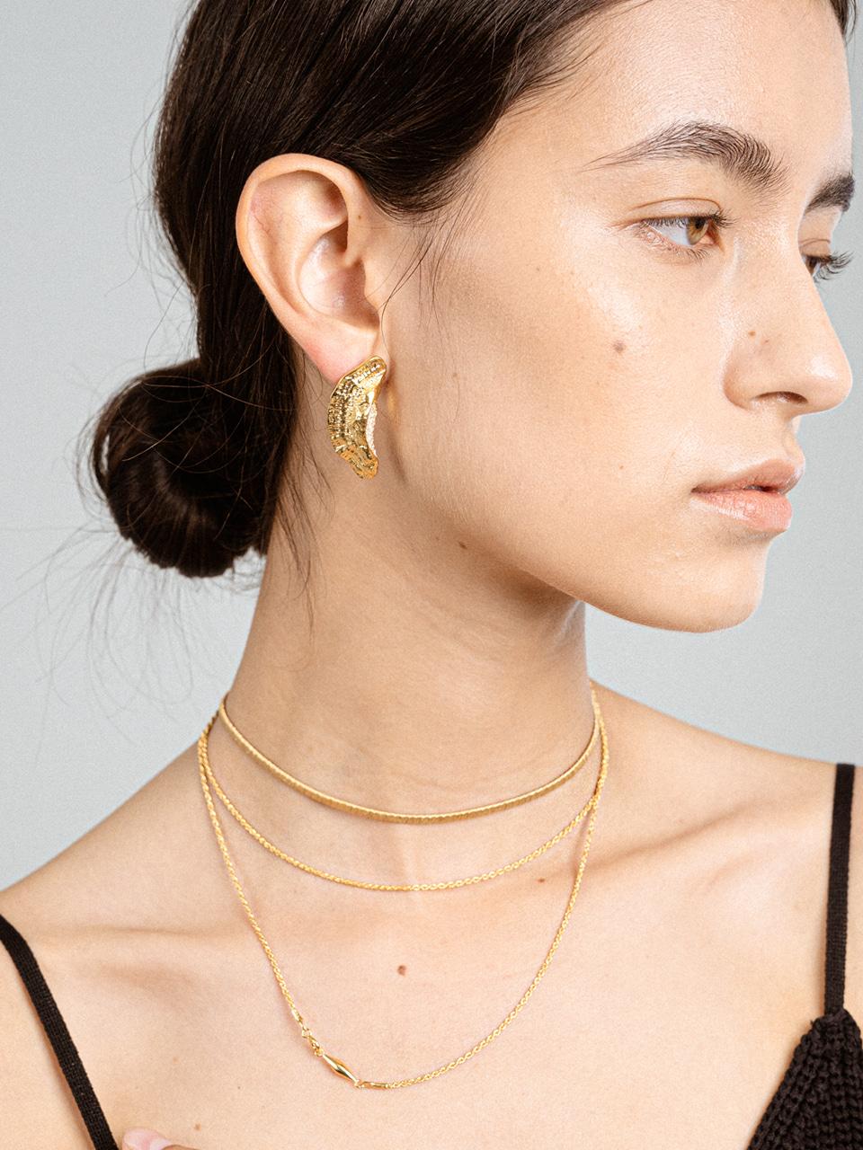 square link necklace