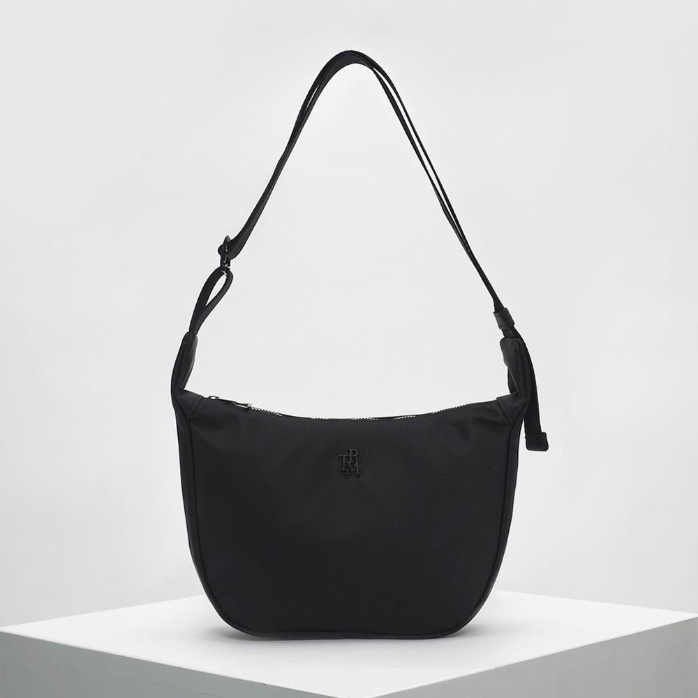 TRM Recycled Nylon Half Hobo Bag 3color