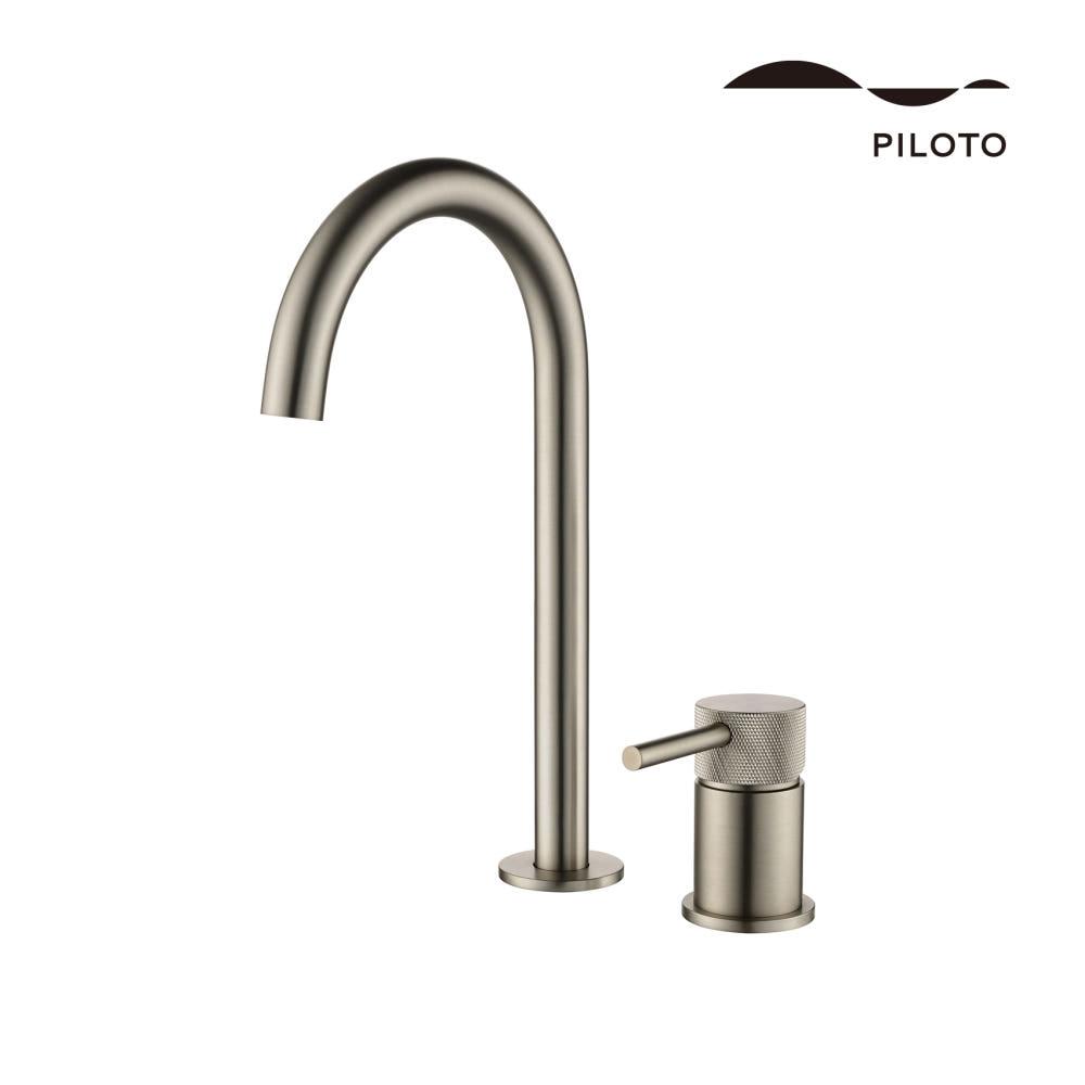 PILOTO 하프 장 싱크 겸용 203 니켈 거위목 자바라 욕실 원홀 탑볼 세면 주방 수전 필로토 더죤테크