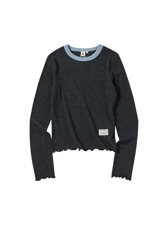 W LAYERED T-SHIRT [CHARCOAL]