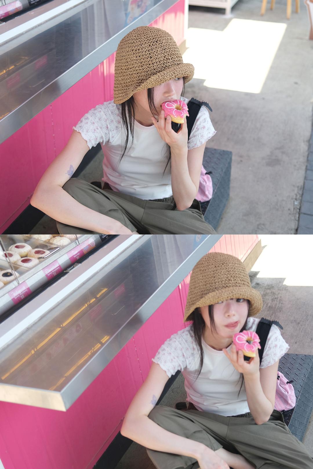 [9.hope] cherry flower half T