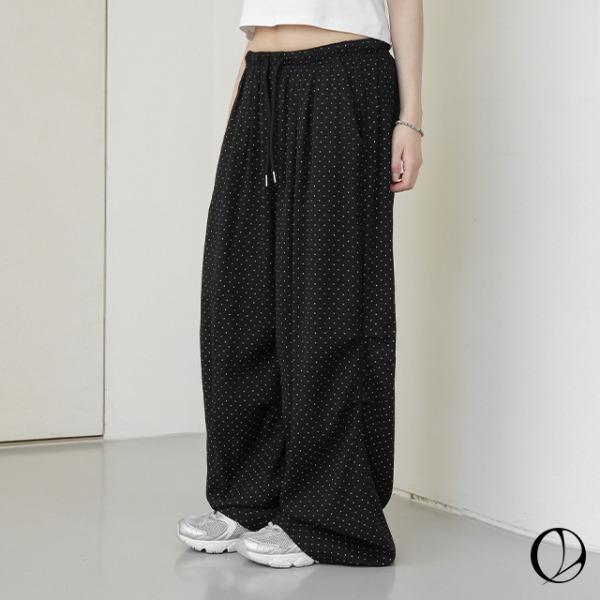 [MADE]파브 썸머 도트 와이드팬츠