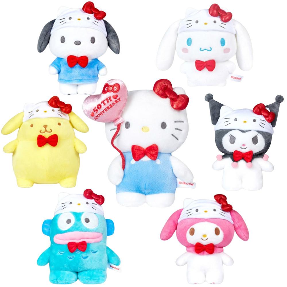 헬로키티50주년인형 산리오 시나모롤 포차코 쿠로미 마이멜로디 폼폼푸린 한교동 봉제 인형