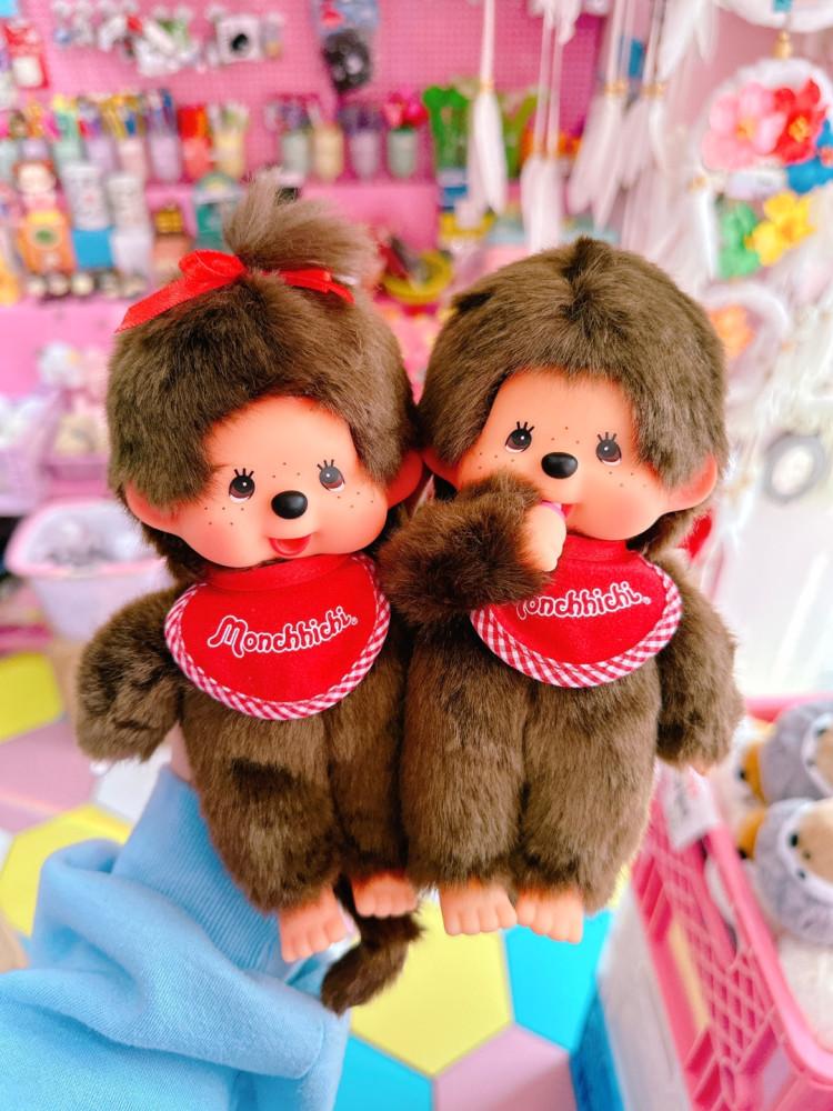 기본 몬치치 남자, 여자 S사이즈 Premium Standard Monchhichi Brown Girl S, Premium Standard Monchhichi Brown Boy S