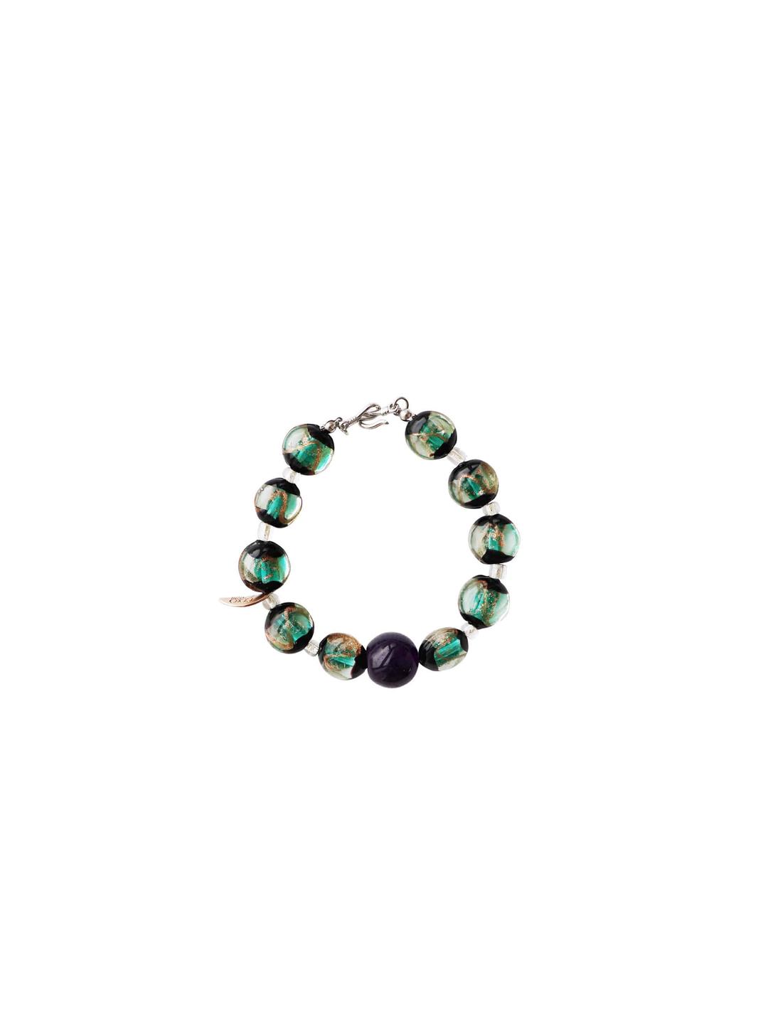 ROCA BRACELET TEAL GREEN