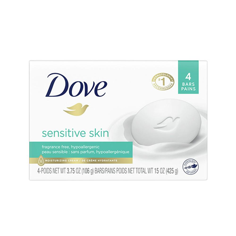 [오늘출발] 미국 도브 뷰티바 센서티브 비누 미국산 106g x4 개입