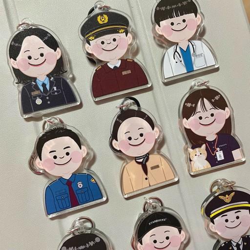 취업선물💛주나직업키링💛운동선수 제복 유니폼 과잠