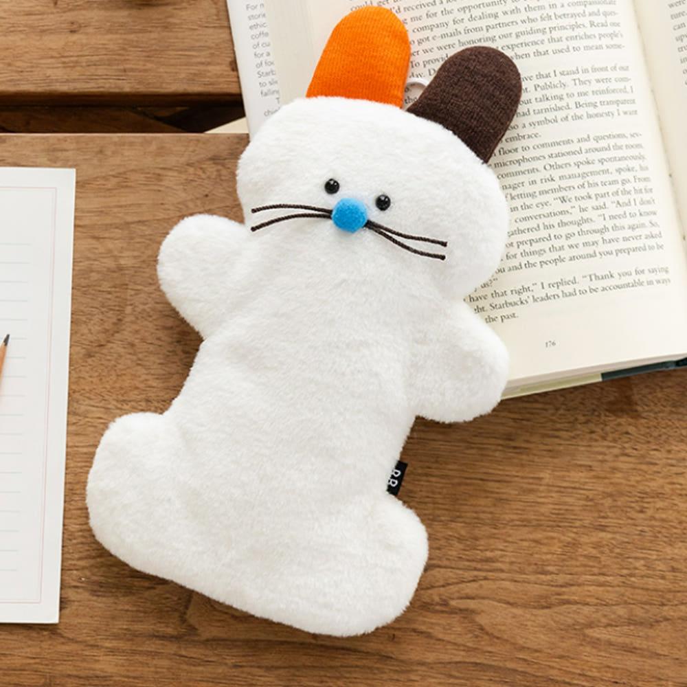 동물 토끼 인형필통 털필통