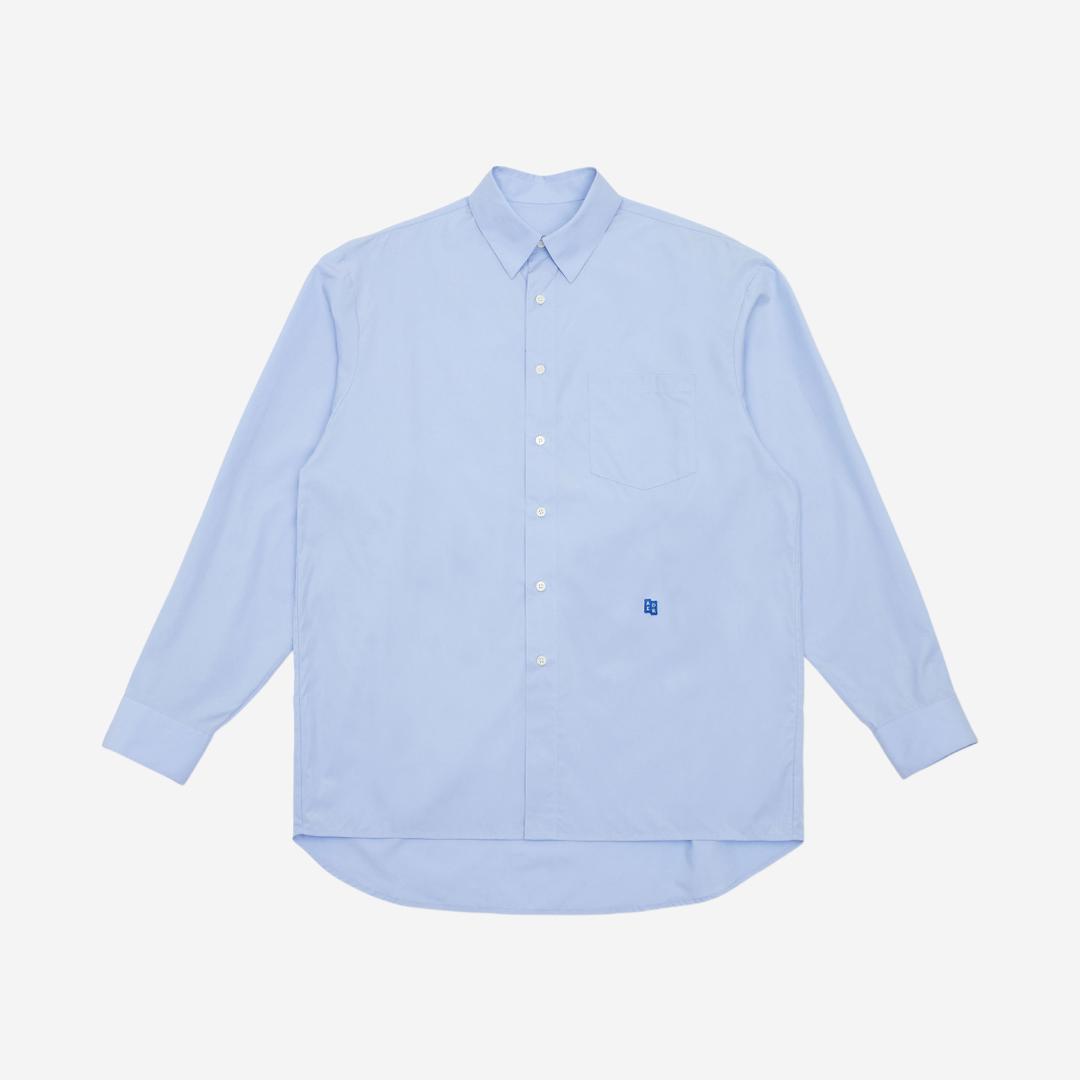 Ader Error Sig; TRS Tag Shirt 01 Sky Blue