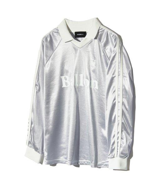 TEAM TRACK COLLAR JERSEY (SILVER)