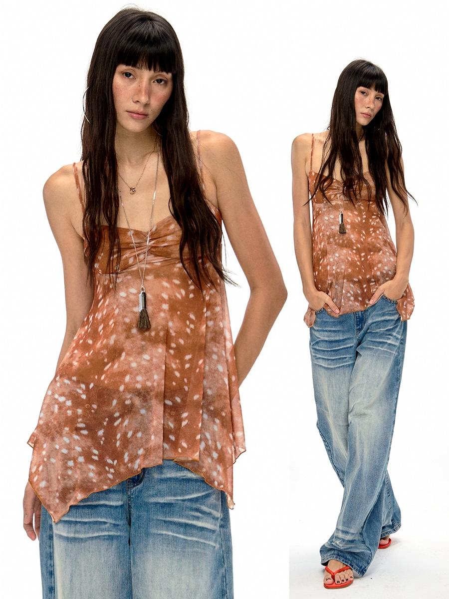 Curriges Cica Deer Mesh Camisole